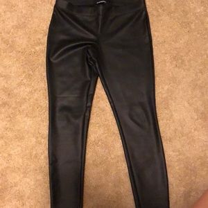 Express pleather legging